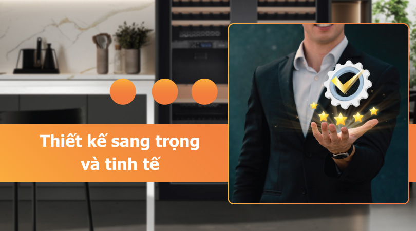 Tủ rượu vang - Sang trọng và tinh tế